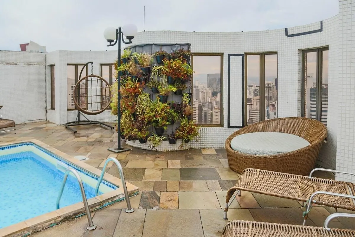 803 - Rentaqui Apartamento Beautiful View Retro São Paulo Appartement